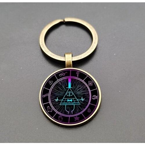 Fashion cartoon TV series steampunk keychain pendant 1 piece/batch of Christmas gifts for men and women