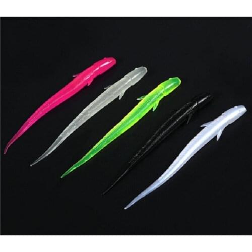 Bammax Fishing Lures 10pcs 3g 11cm Swimbait Jig Wobbler soft Worm baits Artificial Bait loach Crankbaits Fishing Tackle pesca