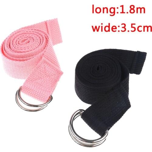 180Cm Sport Yoga Stretch Strap D-Ring Belt Gym Waist Leg Fitness Adjustable