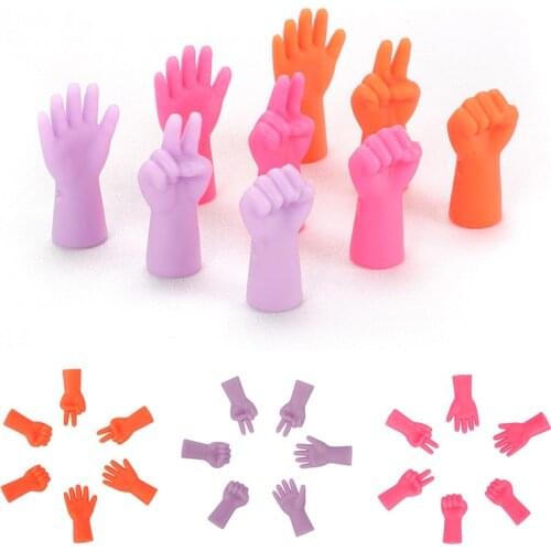6pcs Knitting Needles Point Protectors For DIY Weave Knitting Mix Shaped Needle Tip Stopper Pullover Rubber Anti-shedding Cap