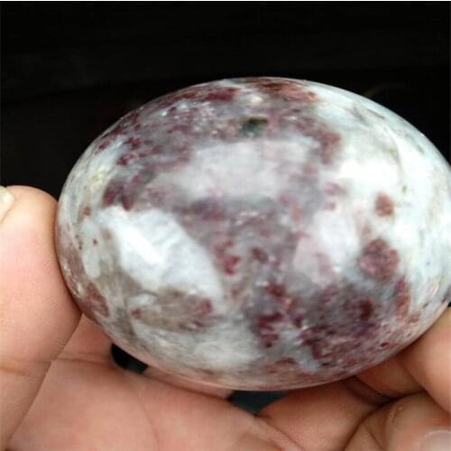 60mm Natural Red Rubellite Tourmaline Quartz Crystal Sphere Ball Healing