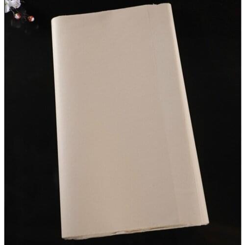 Bamboo Paper 140sheets Students Daily Practice Bamboo Pulp Paper Beginner Calligraphy Painting Thicken Half Ripe Rice Xuan Paper