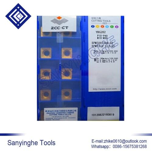Free shipping high quality 10pcs/lots YBG202 SPMT09T308-HT cnc carbide turning inserts