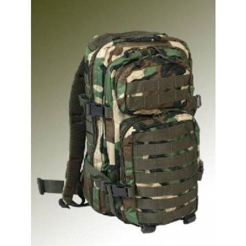 'Zaino airsoft woodland capacita'' 35 liters miltec mimicry boschivo