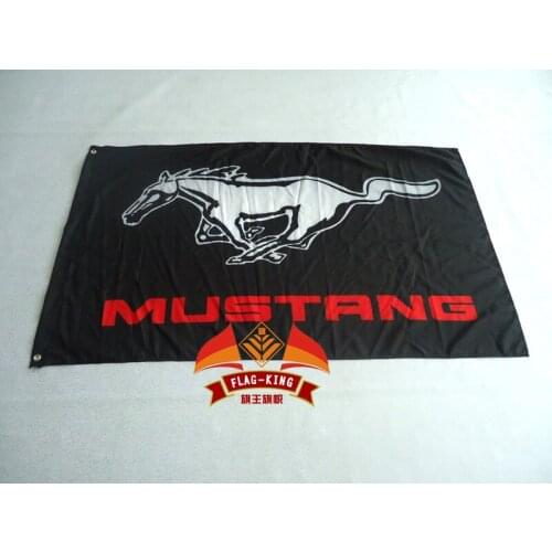 Mustangs Flag 3x5 FT 150X90CM Banner 100D Polyester flag free shipping