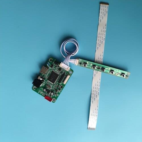 Kit HD Driver 1366x768 LED HDMI-compatible Cable for LP156WHB TP EDP Panel LCD 15.6" mini Monitor Screen Controller Board