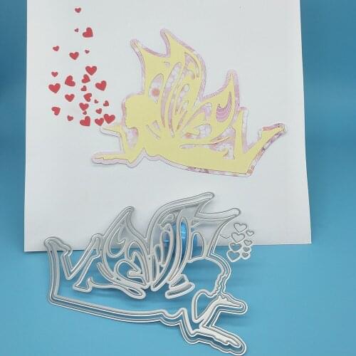 Beautiful angel, elves and heart-shaped metal cutter molds, paper crafts, scrapbook card templates, DIY decorative accessories