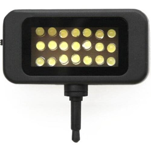 Mini Portable Mobile Phone Fill-in LED Flash Light Selfie Circle Ring Lamp With 3.5mm Interface Design Plastic Black Flash Light