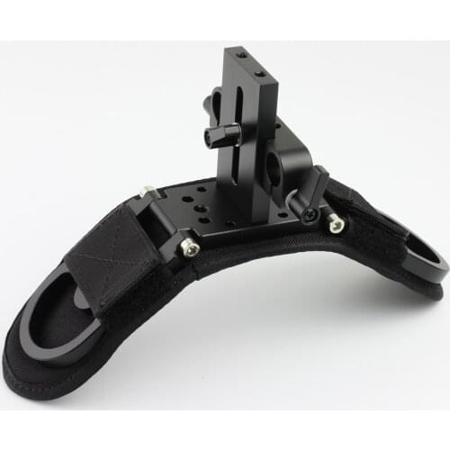 Rising 15mm Rod Clamp Shoulder Mount Pad Kit fr Support System Follow Focus Matte Box DSLR RIG Runner Video Film Camera EVF
