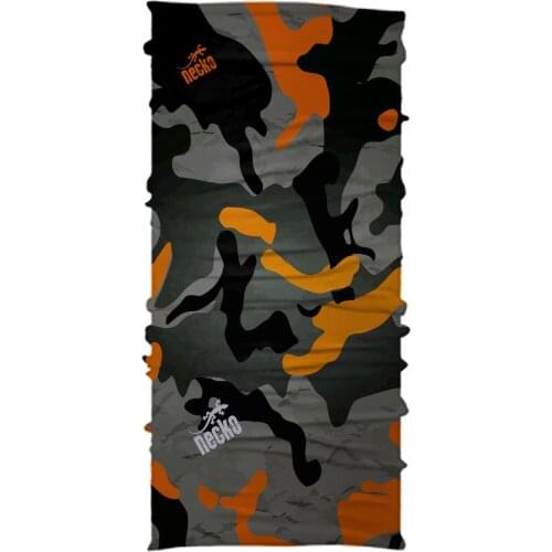 Necko Orange Camouflage Buff Bandana Face Mask-DC075 460045118
