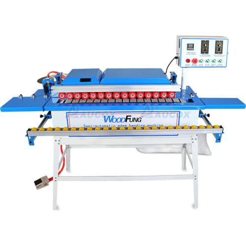 MY06d semi automatic edge banding machine with gluing, trimming,buffing and end cutting