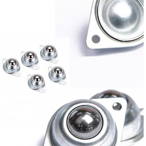 JFBL Hot Carbon Steel Swivel Ball Caster Wheel Car Robot Universal Round Wheel for Machinery Trolleys Furniture Hardware