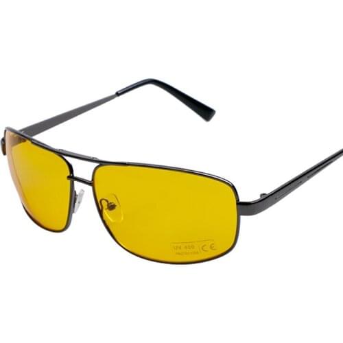 Fashion Yellow Lenses Glasses Men Gafas de sol Anti Glare Vision Driver Safety Driving Sunglasses Men oculos de sol masculino