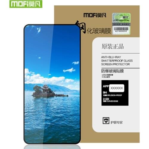 MOFi glass tempered full cover screen protector For Huawei Y7P Colorful Full glass protective film For Huawei Y7A glass film