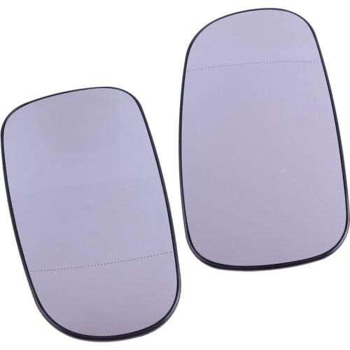 1Pair Car Side Rearview Door Mirror Glass Heated Fit for SAAB 9-3 9-5 2003 2004 2005 2006 2007 2008 Wide angle 12795612 12795603