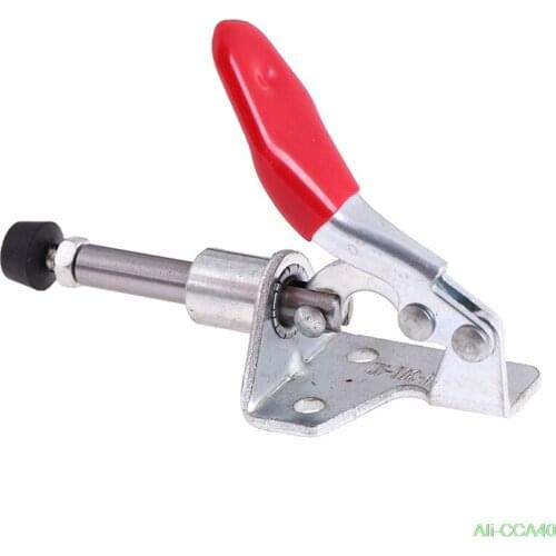 1pc GH-301am Toggle Clamp Holding Latch 45kg Push Pull Quick Release Hand Tool Plunger Stroke: 16mm