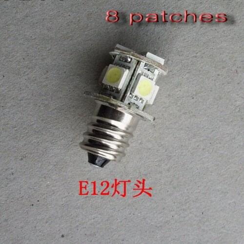100pcs free shipping E12 bulb lamp micro LED indicator lamp microscope instrument light lamp DC 12V 18V 24V 30V