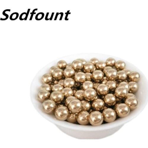 100pcs Brass precision ball pure copper small steel ball electrical instrument accessories 1 2 3 4 5mm