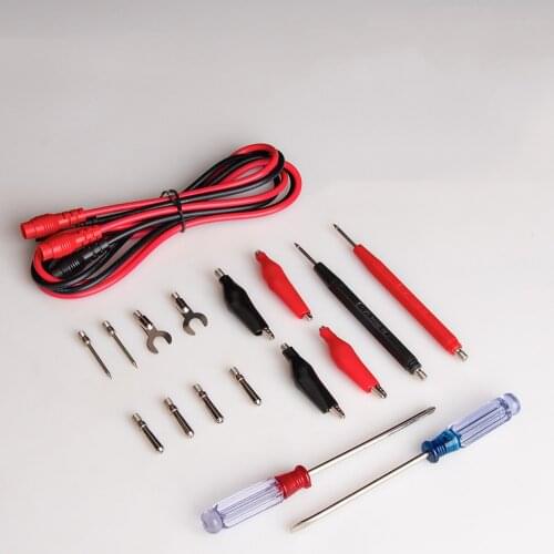 18PCS Multi-function Multimeter Combination Test Line Electrical Instrumentation Accessories Suitable for Testing IC Components