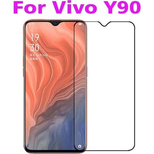 2PCS 3D Full Glue Tempered Glass For Vivo Y90 Full Screen Cover 9H Screen Protector Film For Vivo Y90
