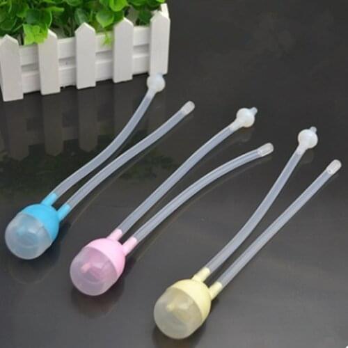 2020 Newborn Baby Safety Nose Cleaner Vacuum Suction Nasal Aspirator Flu Protections Free Shipping