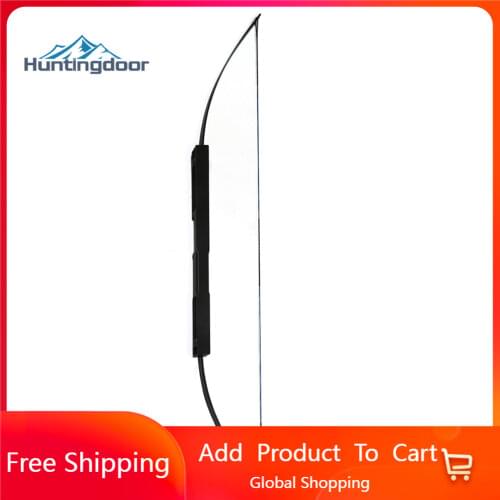 40/50/60lbs 59" Huntingdoor Archery Folding Bow Recurve Takedown Black Portable Bow With String Outdoor Hunting Shooting