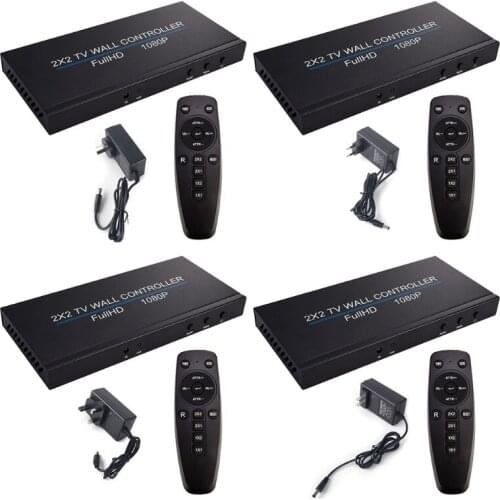 Vedio Connection Supplies Universal HDMICompatible Video Wall Controller Splitter 2X2 Universal Audio Video Accessories