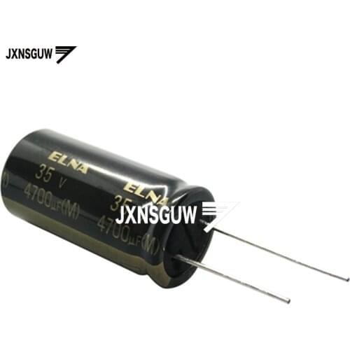 10PCS Original ELNA RA3 35V4700UF 18X35.5MM audio Aluminum electrolytic capacitor 4700uF/35V 85 degrees 35v 4700uF