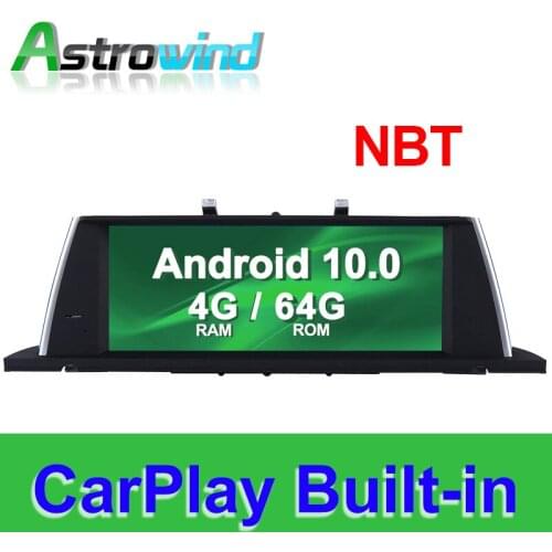 10.25 inch 64G ROM 8 Core Android 10.0 Car Radio GPS Navigation System Audio for BMW 5 Series GT F07 (2013-2016) NBT System