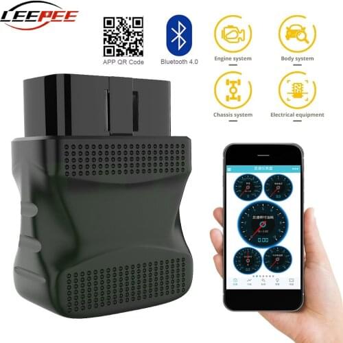 Wireless Bluetooth 4.0 Car OBD2 Diagnostic Scanner Code Reader Auto Quick Scan Tools OBD 2 II OBDII For Android iOS Windows APP