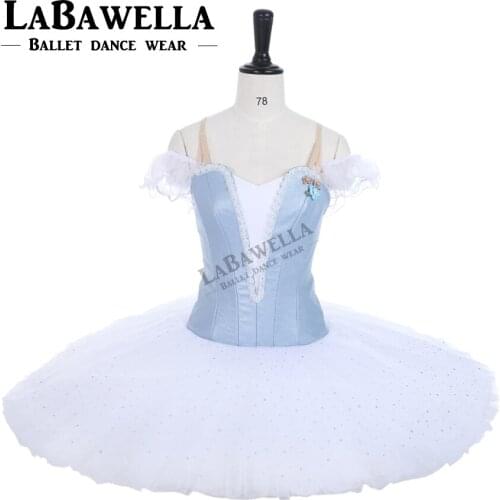 Adult custom platter tutu women blue professional ballet tutu stage yagp sleeping beauty variations classical ballet tutuLT0021