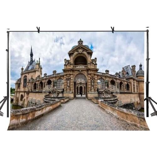 7x5ft Building Backdrop French Winery Unique Photography Background and Photography Studio Backdrop Props