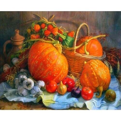 Diamond Embroidery Fruit Diamond Painting 5D Full Cross Stitch Diamond Dots Painting Mosaic