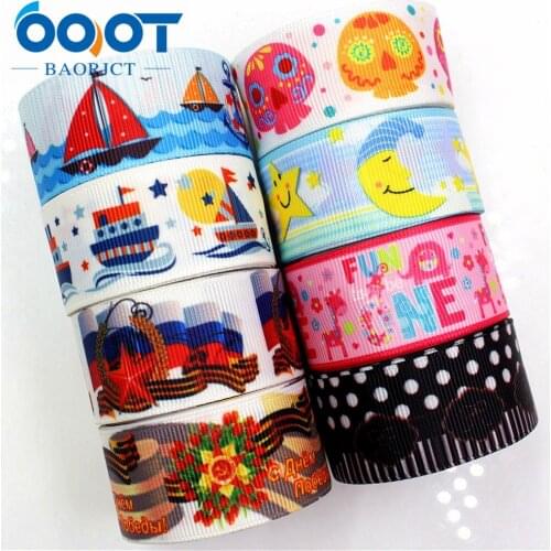 176035,25MM cartoon Printed grosgrain ribbon,garment accessories hair accessories material, DIY Handmade decoration wrapping