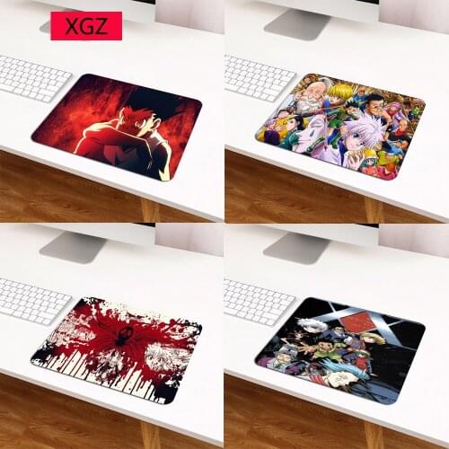 XGZ Anime Hunter X Hunter Mouse Pad 22x18cm Game MousePad Laptop Keyboard Pad Table Mat for Playing Games Small Mouse Pad