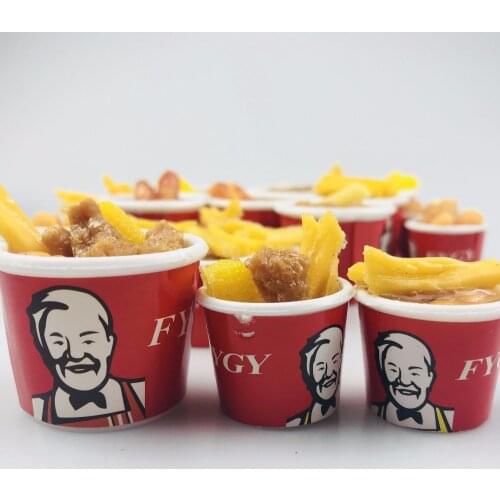 2PCS/Lot 1/6 Scale Miniature Dollhouse Fast Food Mini Chips for Blyth Bjd Doll House Pretend Toys