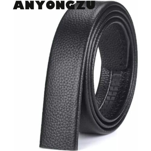 Men no buckle, automatic belt real cowhide And aged Young Waistband Automatically Buckled Body 115 120 125 130CM business belt