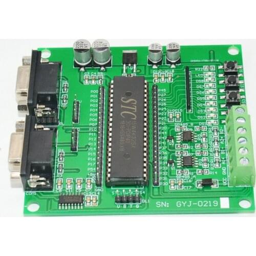STC15W4K32S4 Single-chip Simplified Development Board Independent Dual RS485 Communication Dual RS232 Communication