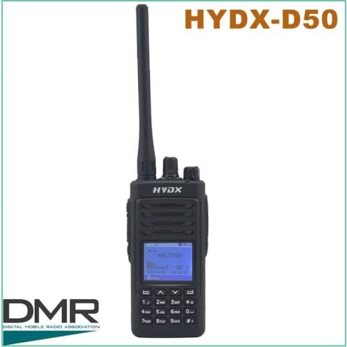 Original UHF DMR HYDX D50 UHF 400-470MHz DMR Digital Portable Two-way Radio DMR Radio station 10km walkie talkie
