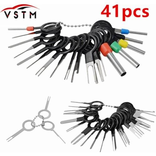 Full Set Automotive Plug Terminal Remove Tool Set Key Pin Car Electrical Wire Crimp Connector Extractor Kit Accessories