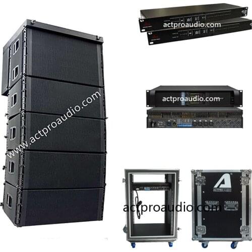 Professional audio TTL55 double 12 inch three way line array speaker system