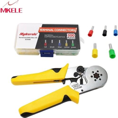 HMC8 6-6 Self-adjustable Crimping Tool High Quality Alloy Steel Connector Pliers Wire Crimping Tool Terminal Crimp