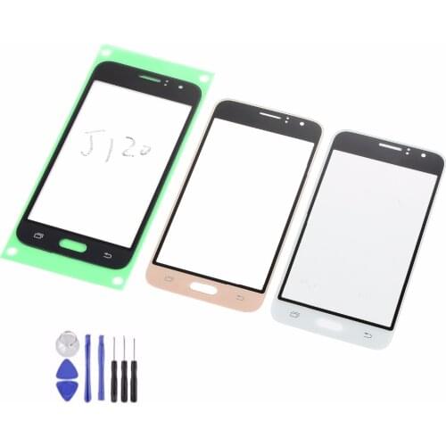 For Samsung Galaxy J1 2016 J120 J120F J120M J120H J120FN Touch Screen Glass Panel Digitizer Sensor with Adhesive+Tools