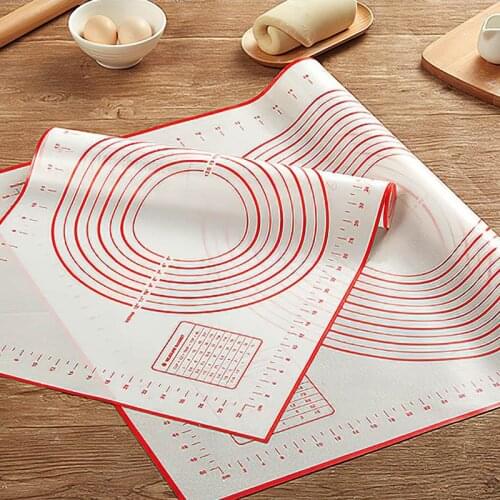 Silicone Baking Mat Pizza Dough Maker Pastry Kitchen Gadgets Cooking Tools Utensils Bakeware Kneading Accessories Lot costers