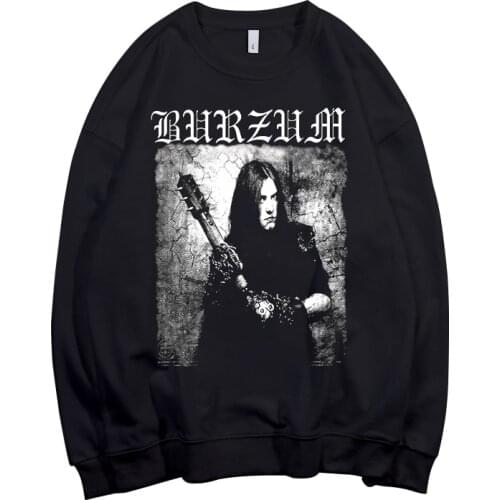 4 designs Norway Burzum Band Pollover Sweatshirt Rock hoodie punk sudadera streetwear fleece Outerwear heavy black metal rocker