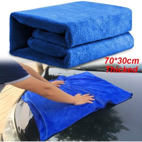 70*30cm Thicked Water Absorption Without Traces Bamboo Fiber Cleaning Towel Car Washing Towels Household rag Drying Soft Cloth