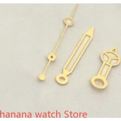 Mens watch parts repair kit mechanical watch hands gold parts for MIYOTA 8215 automatic movement