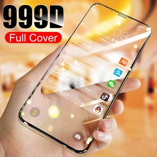 Full Cover protective Glass For iPhone 12 11 XS Pro Max X XR SE 2020 Screen Protector Glass For iPhone 6 6S 7 8 Plus Glass Film