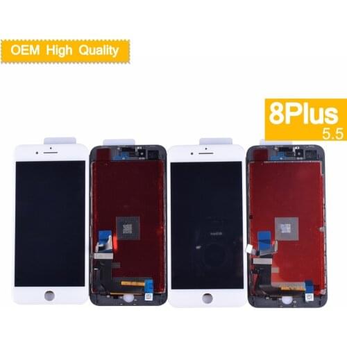 10Pcs/Lot For Apple iphone 8 Plus A1864 A1897 A1898 LCD Display Touch Screen Assembly For Iphone 8 Plus Touch Screen Panel LCD