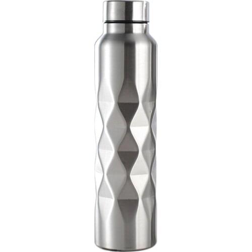 1000Ml Single-Wall Stainless Steel Water Bottle Gym Sport Bottles Portable Cola Beer Drink Bottle